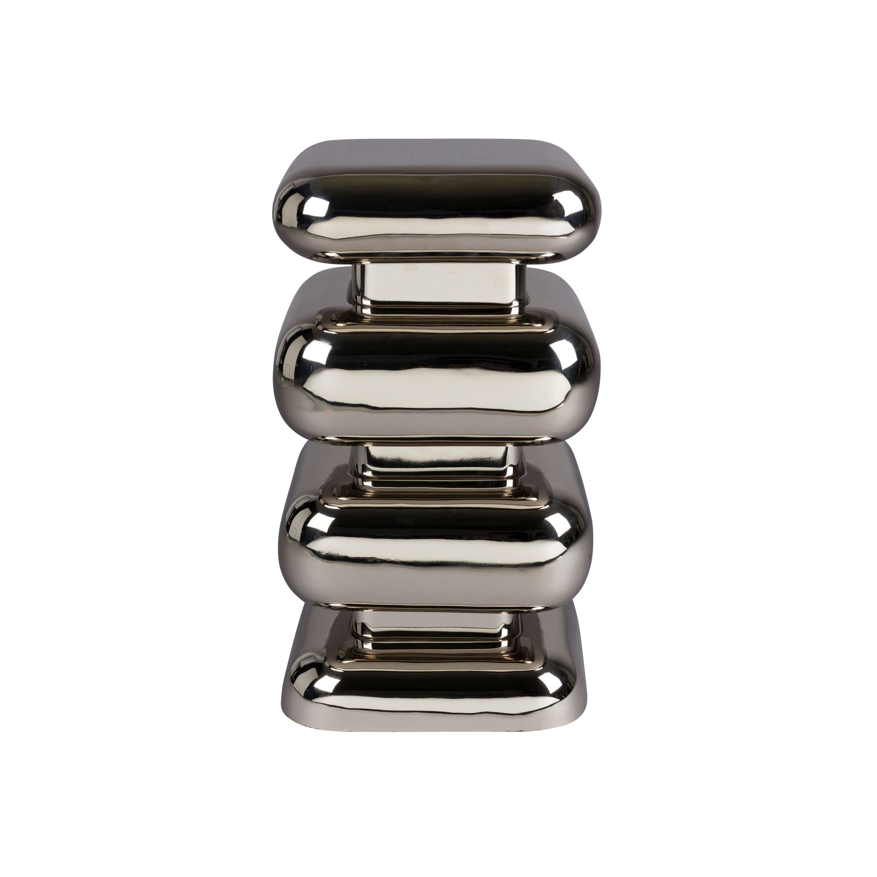 Dutchbone Stubby Bijzettafel Chroom - Zilver