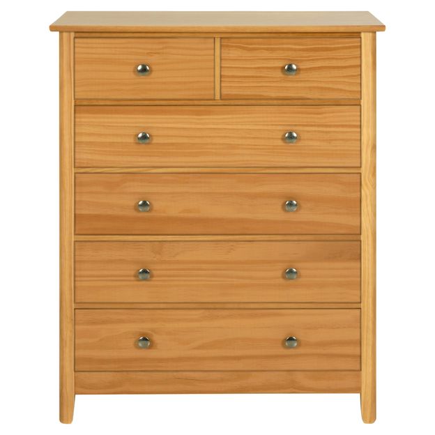 CÔMODA 6 GAVETAS 83 CM X 43 CM DEVON