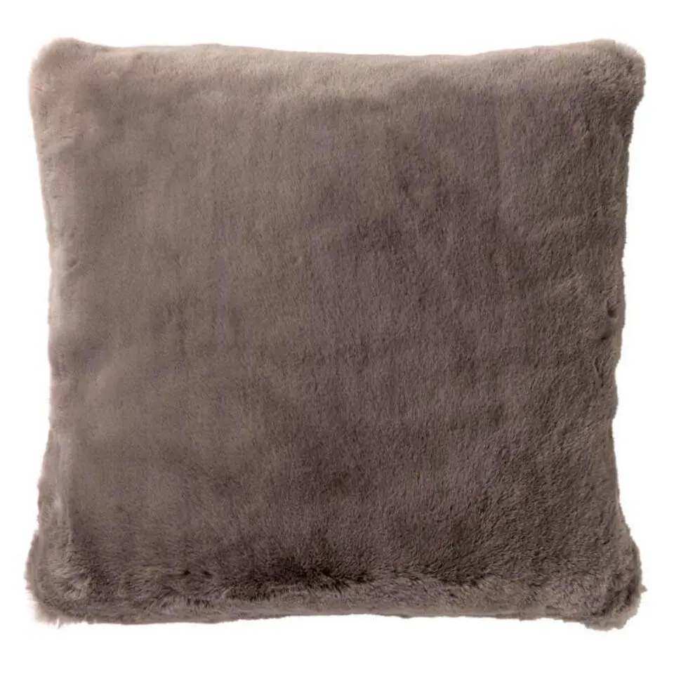 KUSSENSET - 4-delig Soft Textures - 45x45 cm - inclusief binnenkussens - taupe
