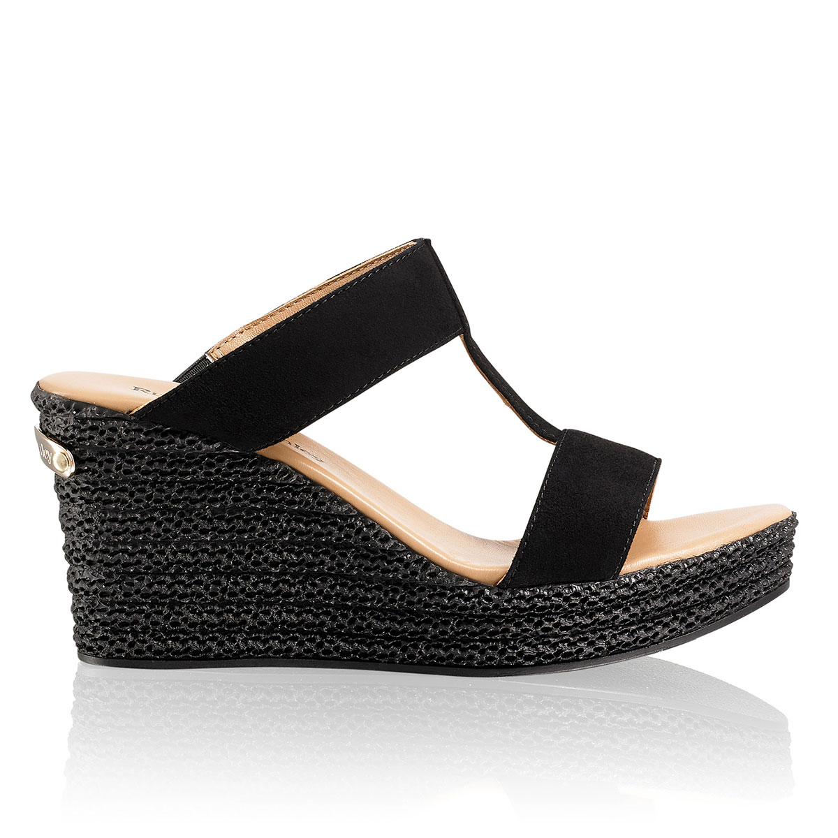 Russell & Bromley PUKKA Suede Wedge