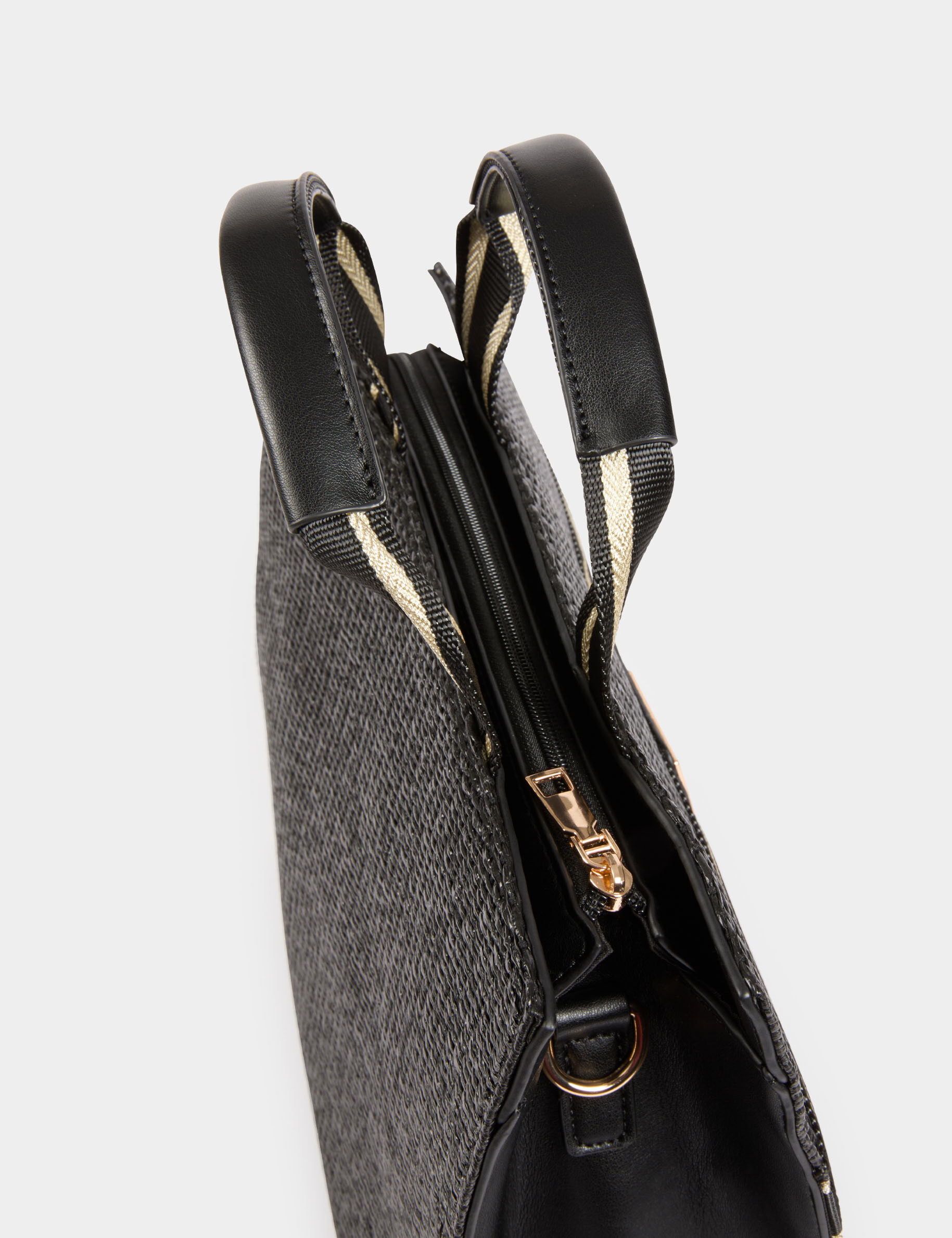 Woven Tote Bag Black Women