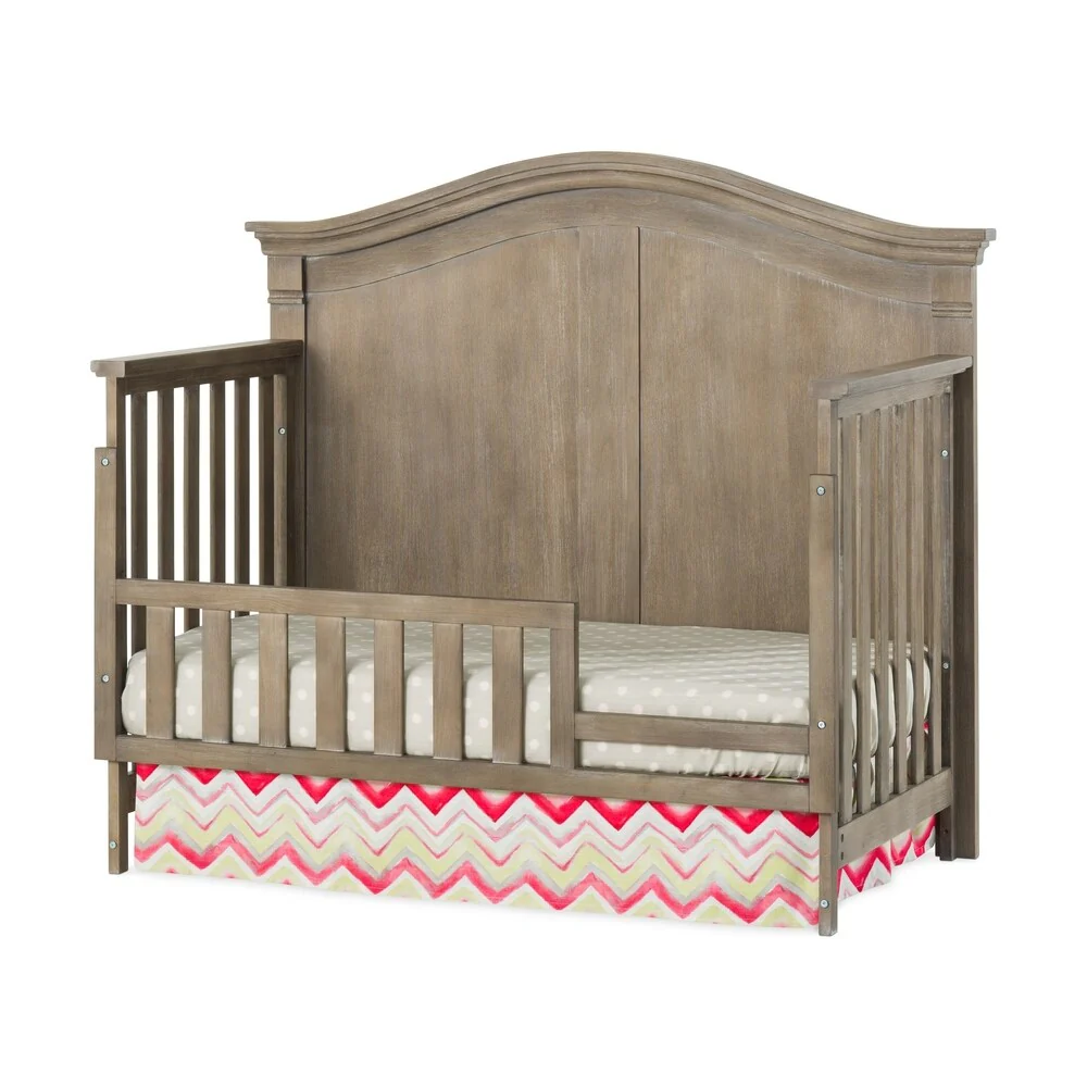 Child Craft Legacy Tressa 4-in-1 Convertible Arch Top Crib - Rustic Taupe