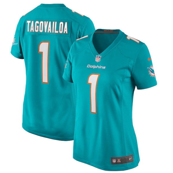 Tua Tagovailoa Miami Dolphins Nike Women's Game Jersey - Aqua/White