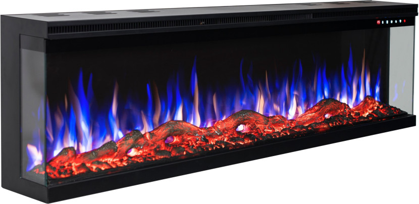 Kominek Elektryczny Led Ścienny Unique 153 CmAflamo