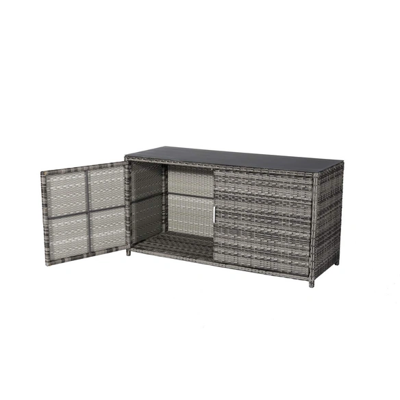 Kissenbox »BOLANOS«, BxHxT: 160 x 83 x 62 cm, perlschwarz