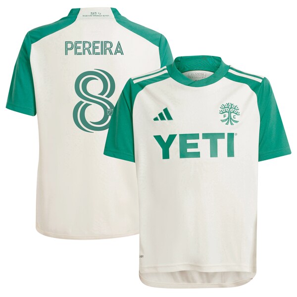 Daniel Pereira Austin FC adidas Youth 2024 The Armadillo Kit Replica Player Jersey - Tan