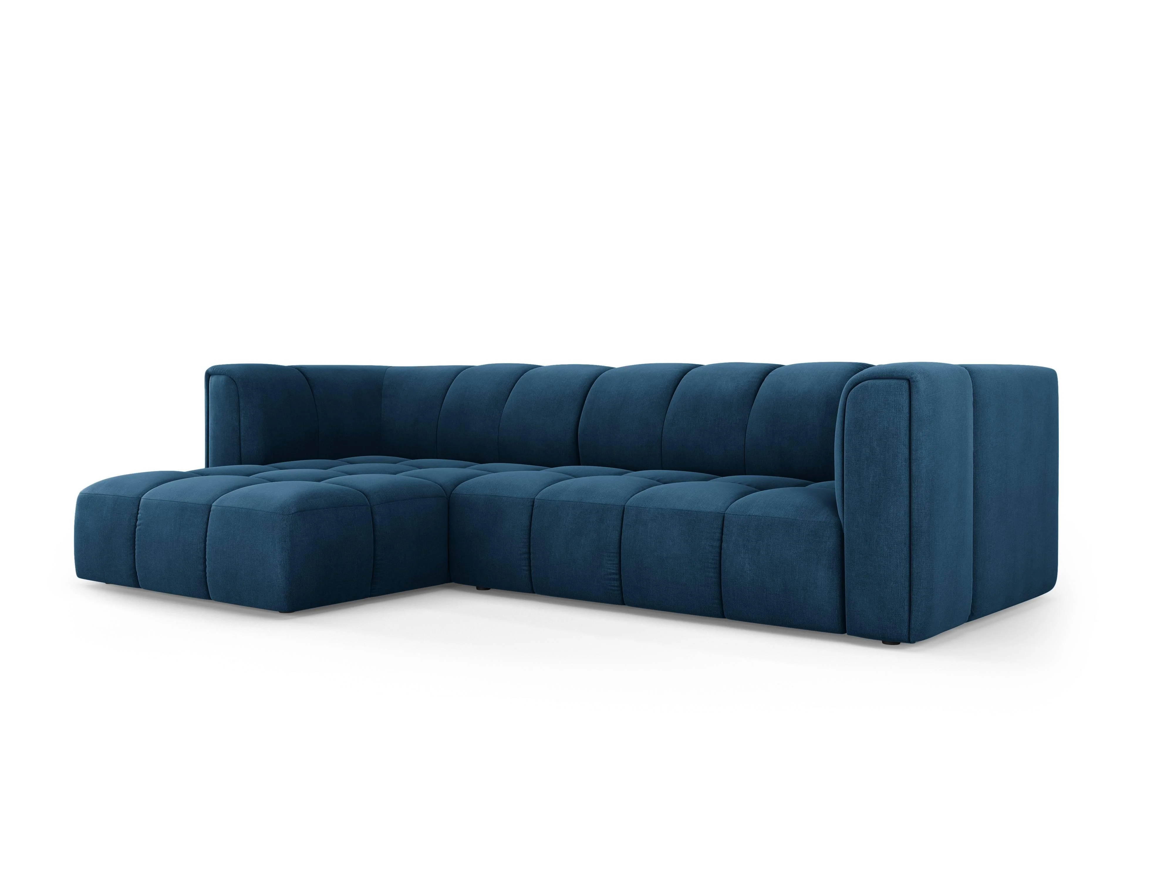 Hoekbank Francesca chenille links 3-zits