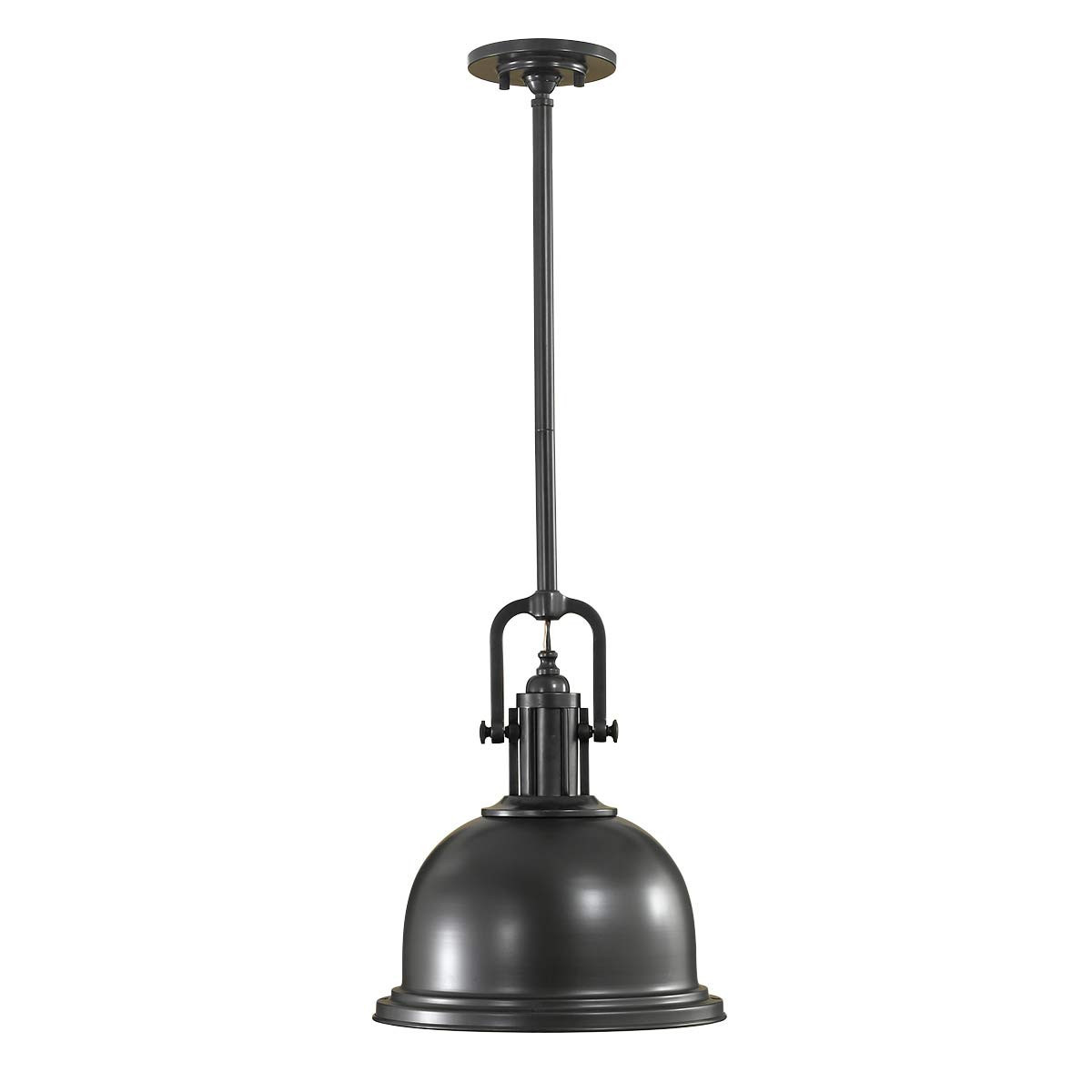 Lampa wisząca ciemnobrązowy Parker Place 1xE27x60W Feiss