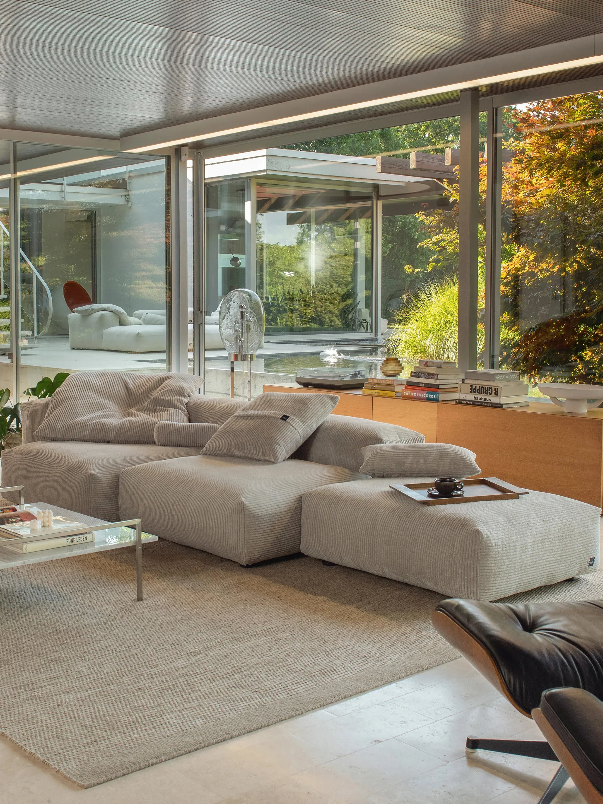 Modulares Cord-Sofa Vetsak (3-Sitzer)