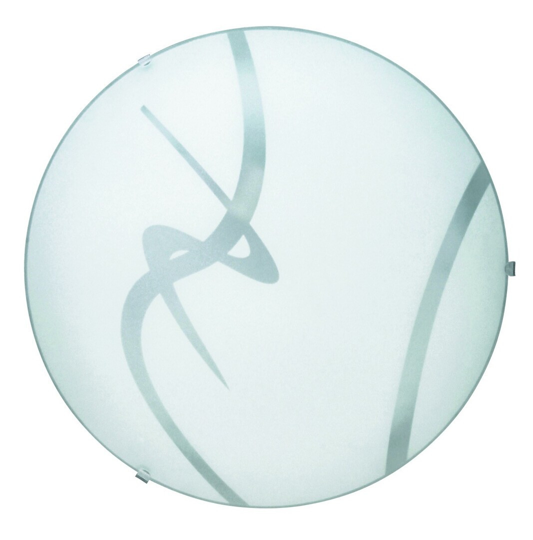 Plafonbiała wzorzysta okrągły 30cm Soley 1xE27x60W IP20 Rabalux