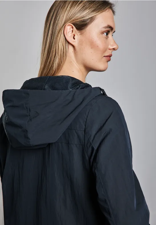 Langer Windbreaker