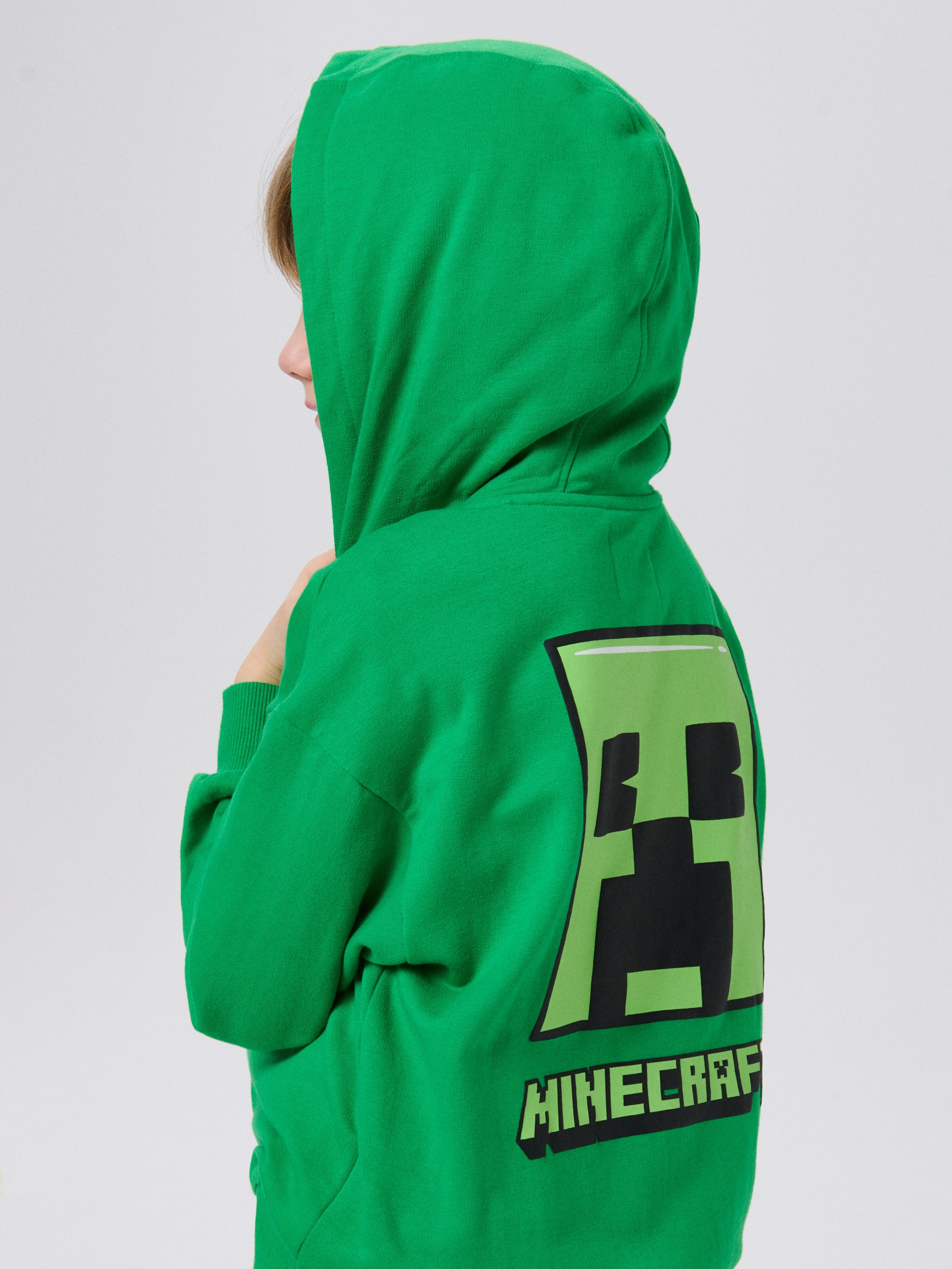 Rozpinana bluza z kapturem Minecraft