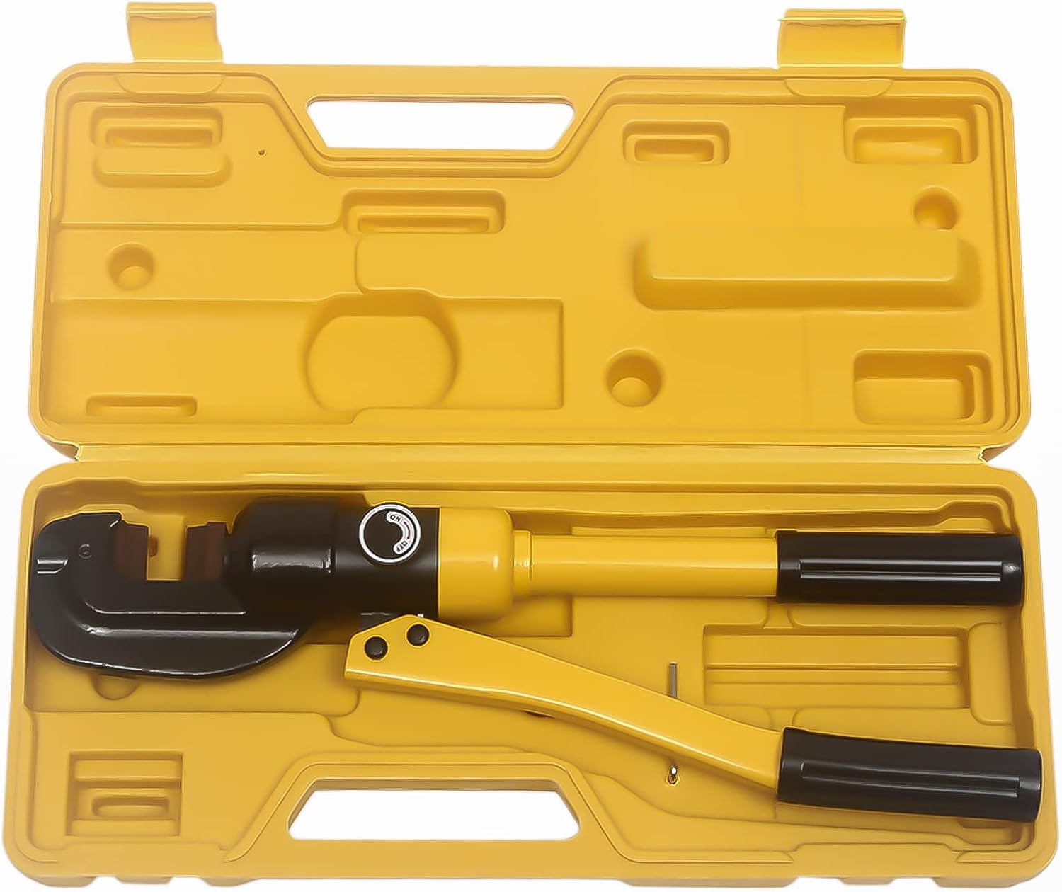 Hydraulic Rebar Pliers - Portable Hydraulic Rebar Cutter for Concrete Construction - Cuts 1/4 to 7/8 / 4mm to 22mm - 12ton - Handheld Cutting Tool With Box