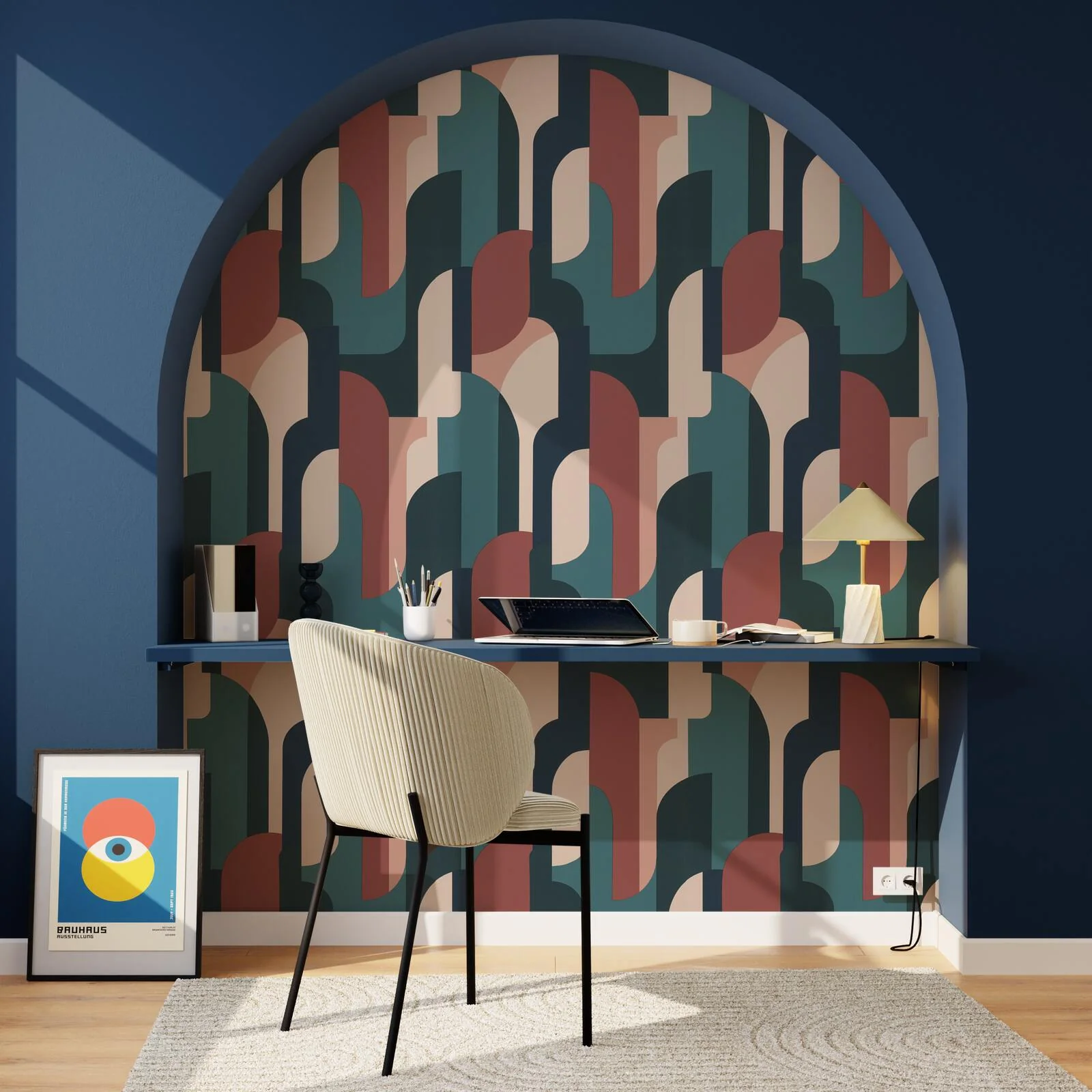 4MURS Papier peint intissé BRITTA coloris multicolore