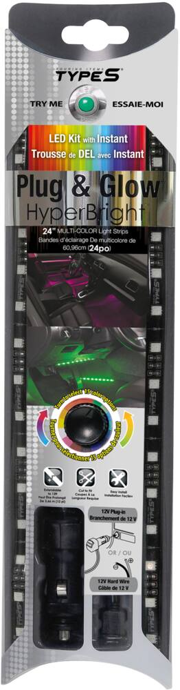 Plug & Glow™ HyperBright Multi-Colour Kit, 24-in