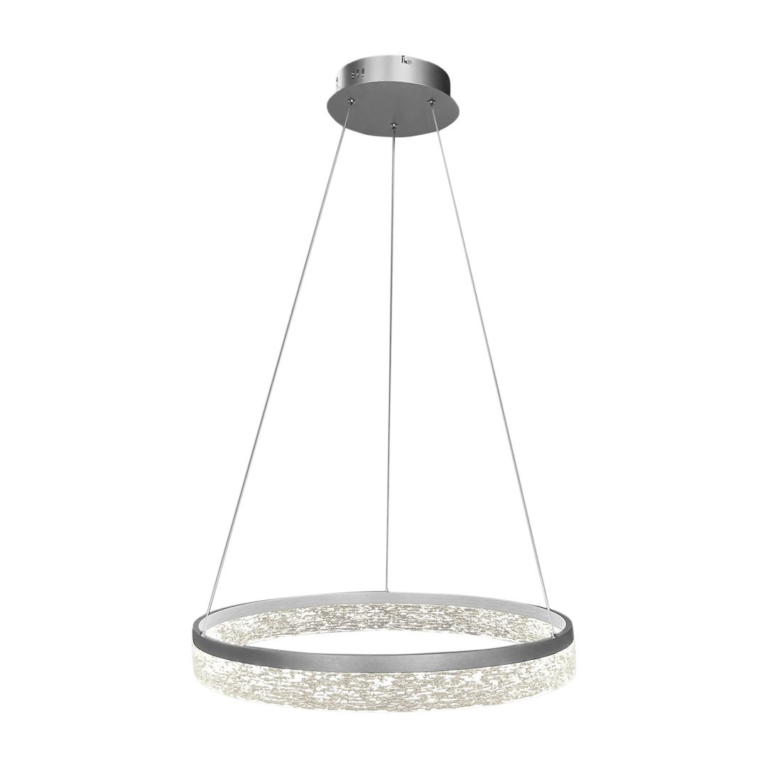 Lampa wisząca GALA inox LED 1x25W Neutralna biel 2000lm Milagro