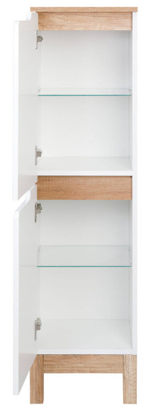 Astor Półsłupek 35 cm Spek Biały Połysk