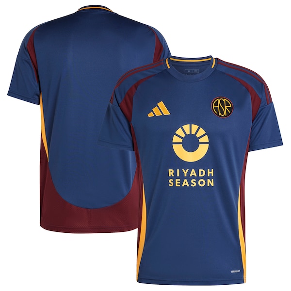 AS Roma adidas 2024/25 Third Replica Jersey - Navy/White