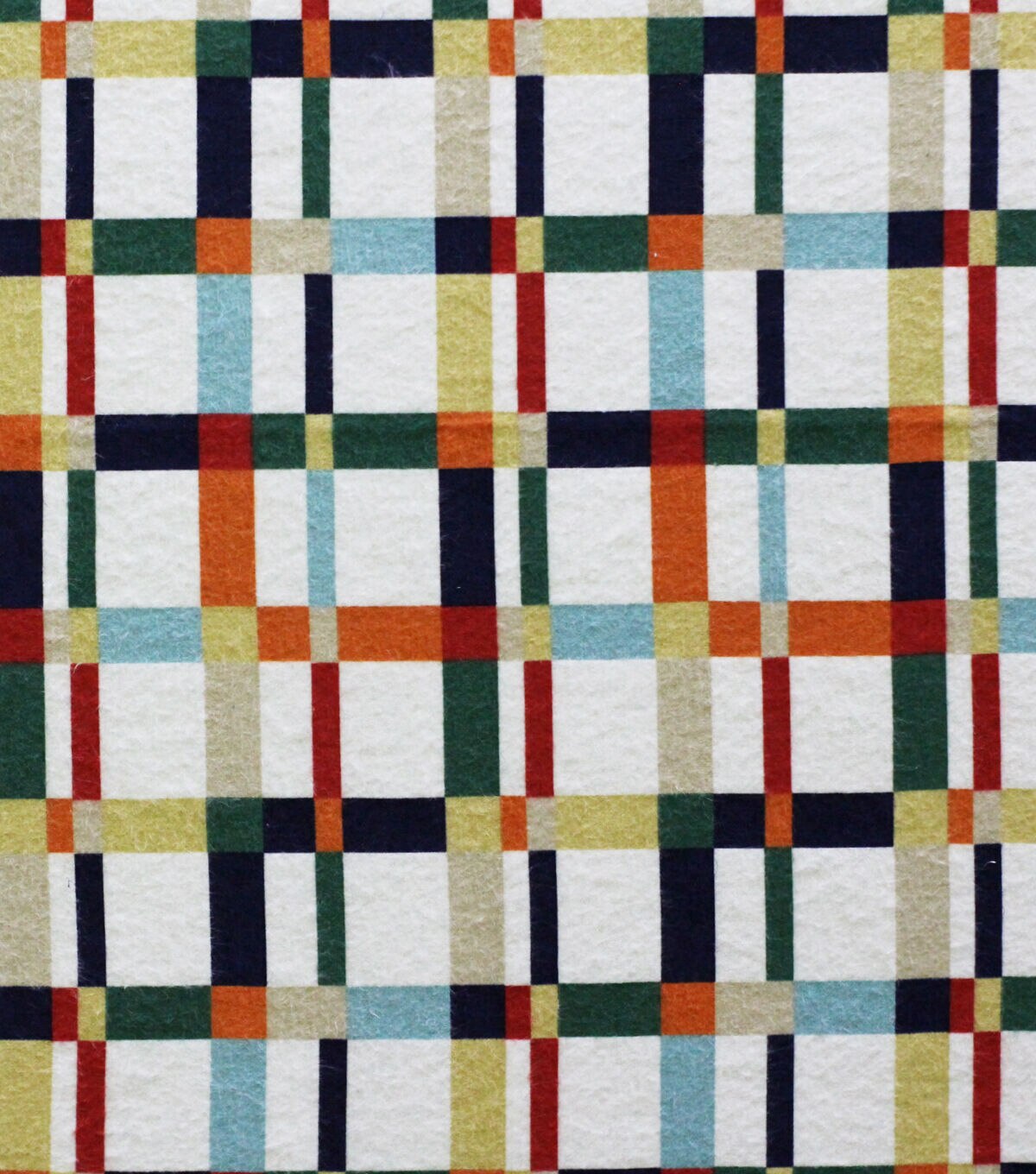 Multi Color Plaid Super Suggle Flannel Fabric