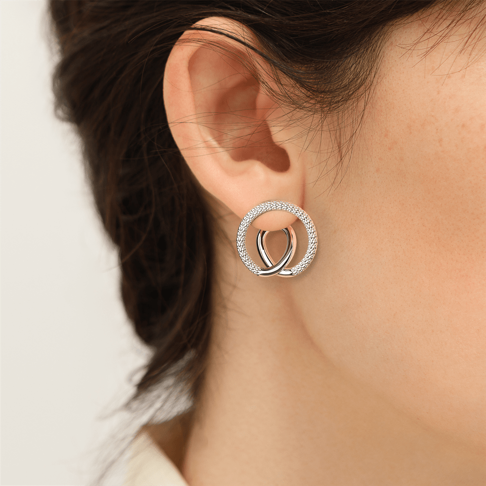 Boucles d'oreilles Infini