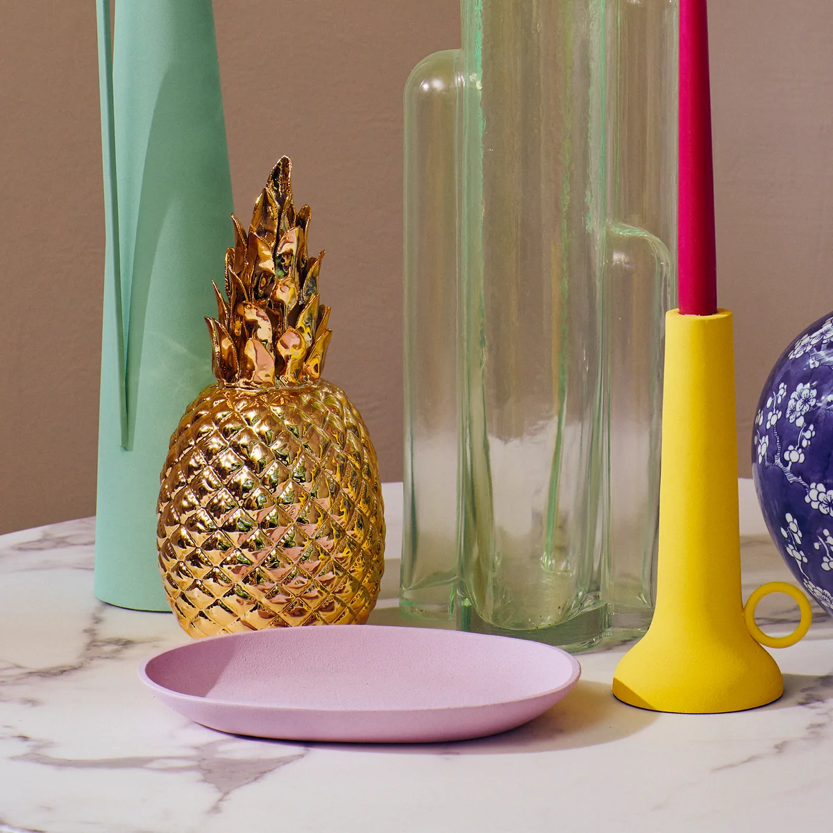POLSPOTTEN - Ananas Dekoobjekt, gold