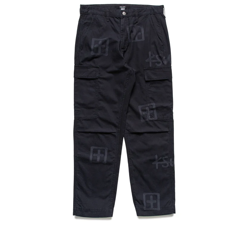 Ksubi Fugitive Kash Box Cargo Pants - Black