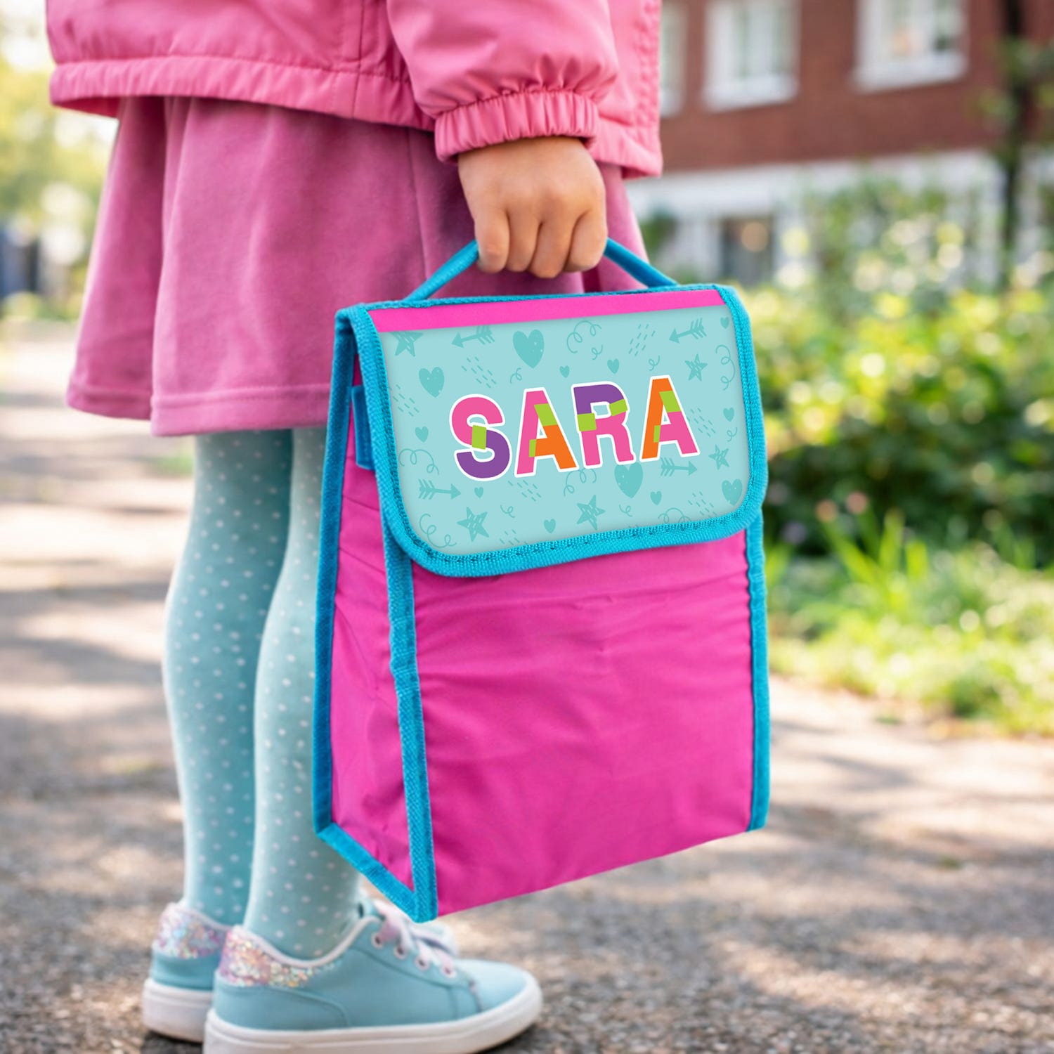 Zainetto bambina porta merenda nome Sara