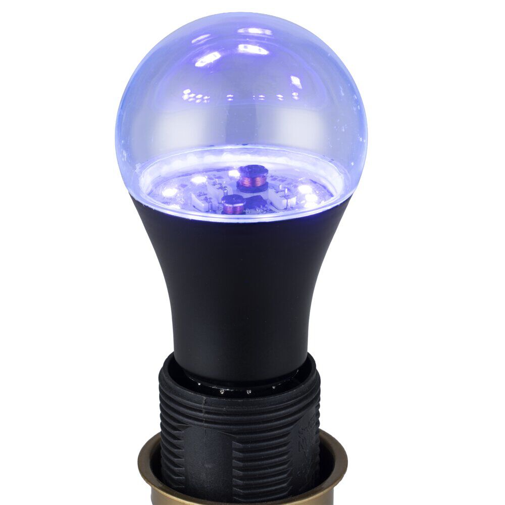 Ampoule UV Homday party 9,5W verre Ø6xH11cm