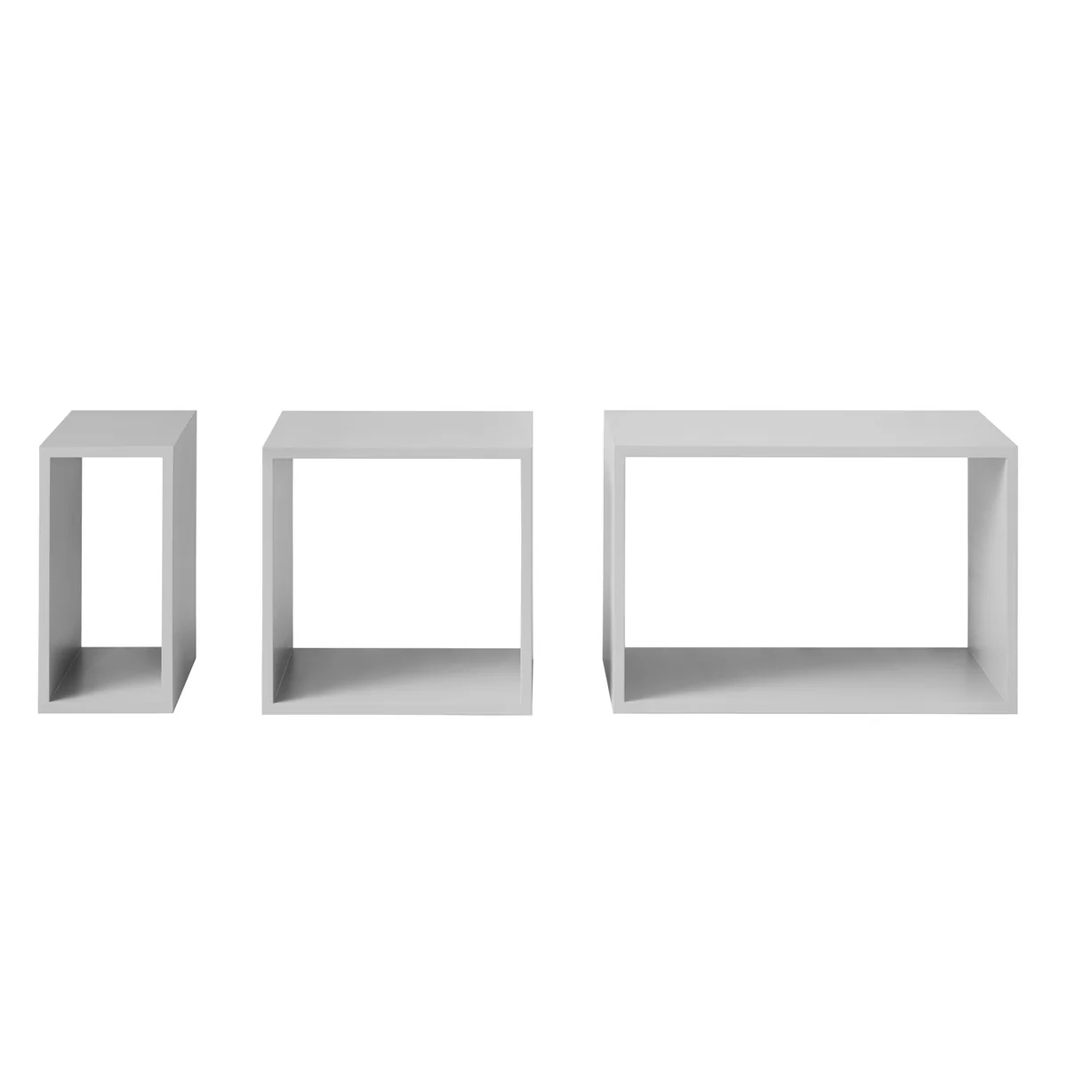 Muuto - Stacked Regalmodul, hellgrau