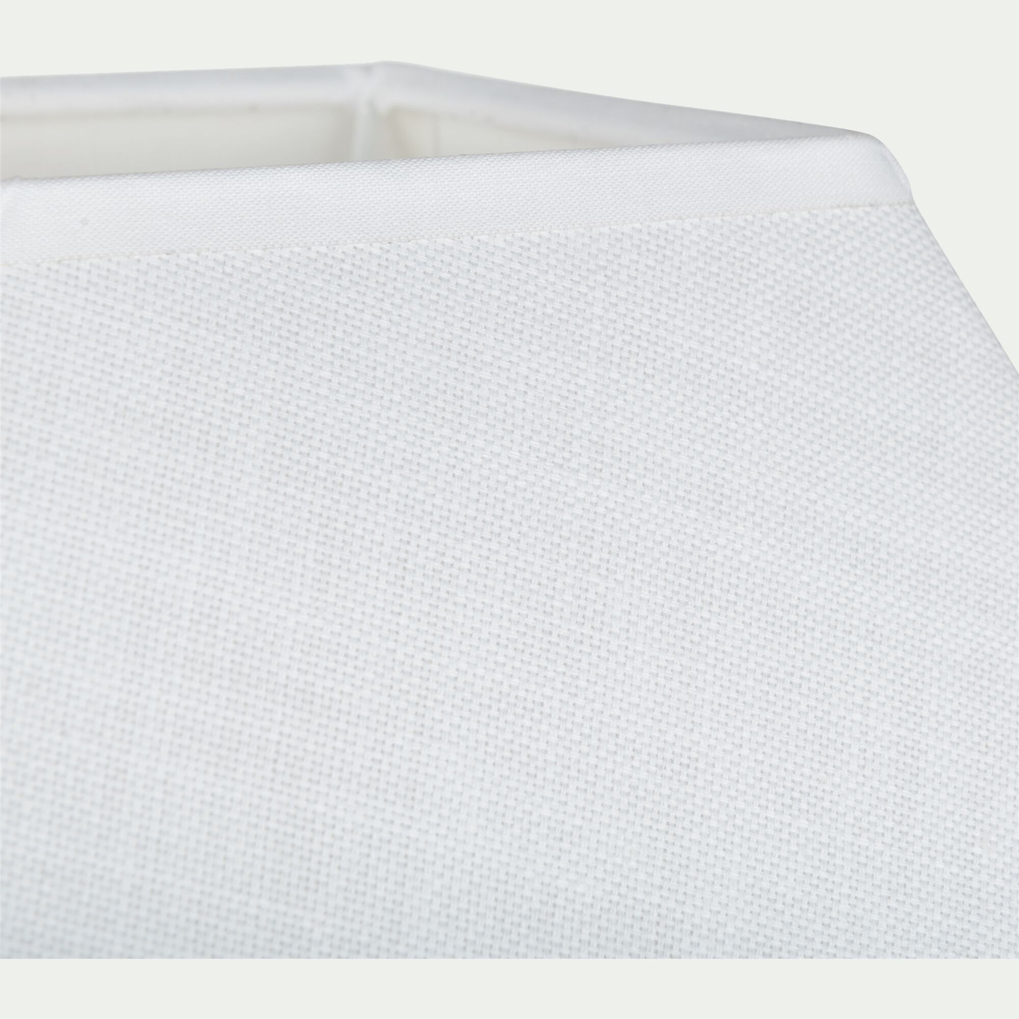 MISTRAL - Abat-jour en coton l25cm - blanc capelan