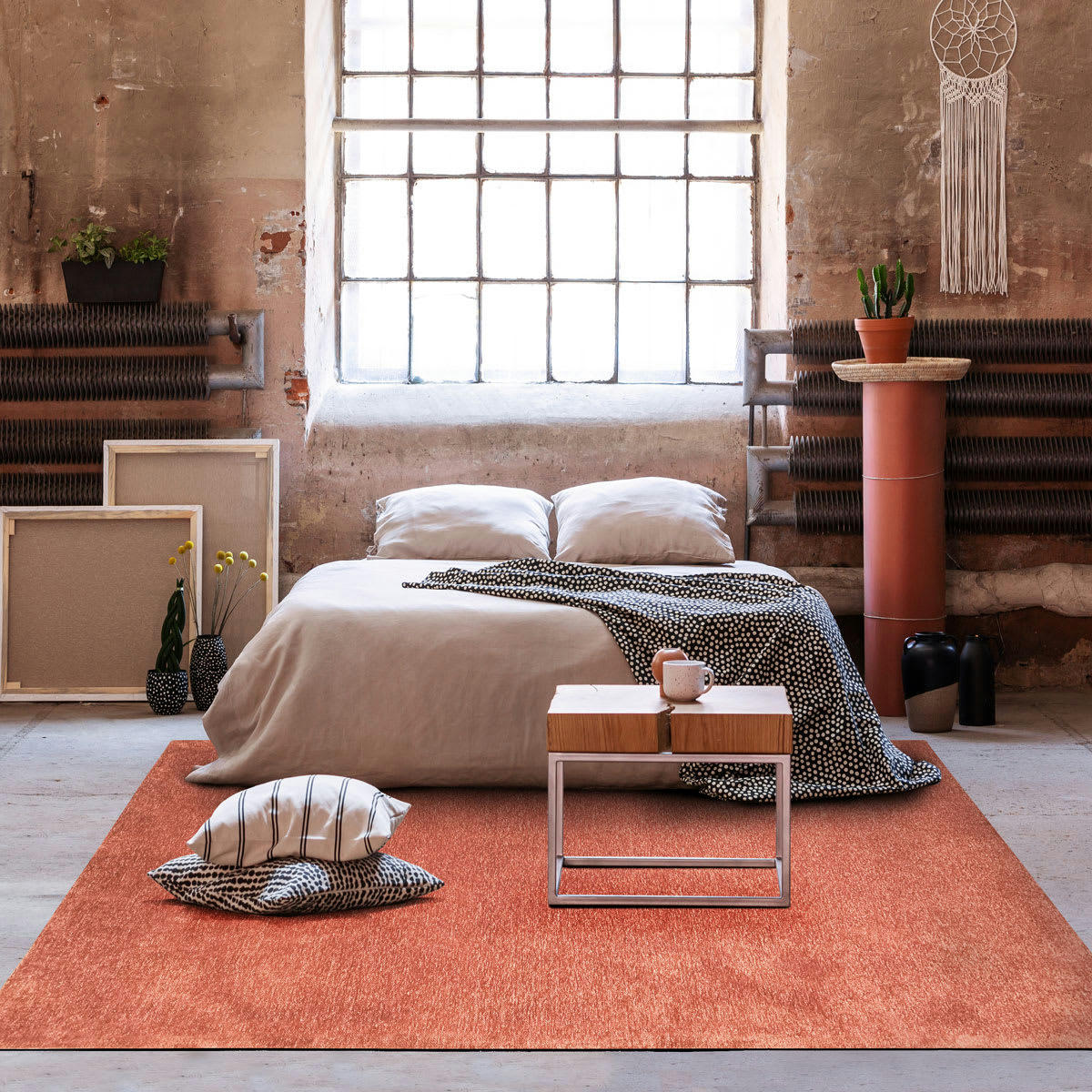 SOLANCE - Tapis lumineux terra cotta 120x170