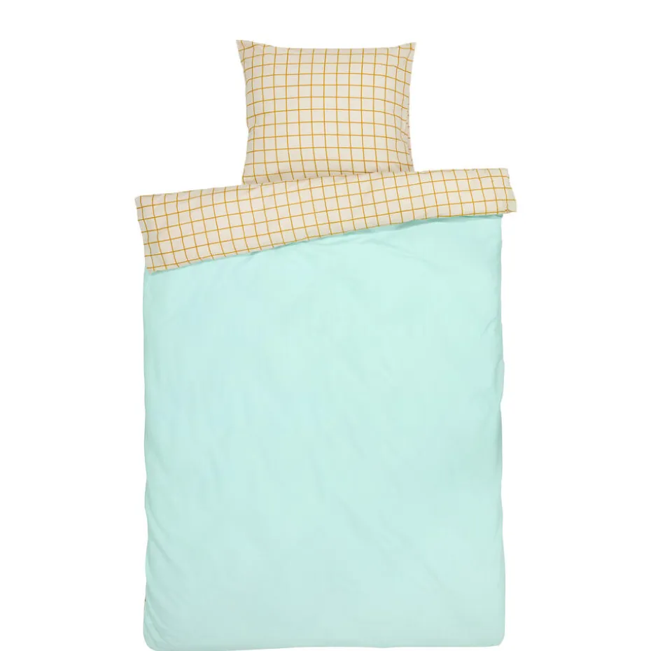Kwantum Dekbedovertrekken | Beddengoed | Dekbedovertrek Andy Mint 240×240 Cm 240X240CM