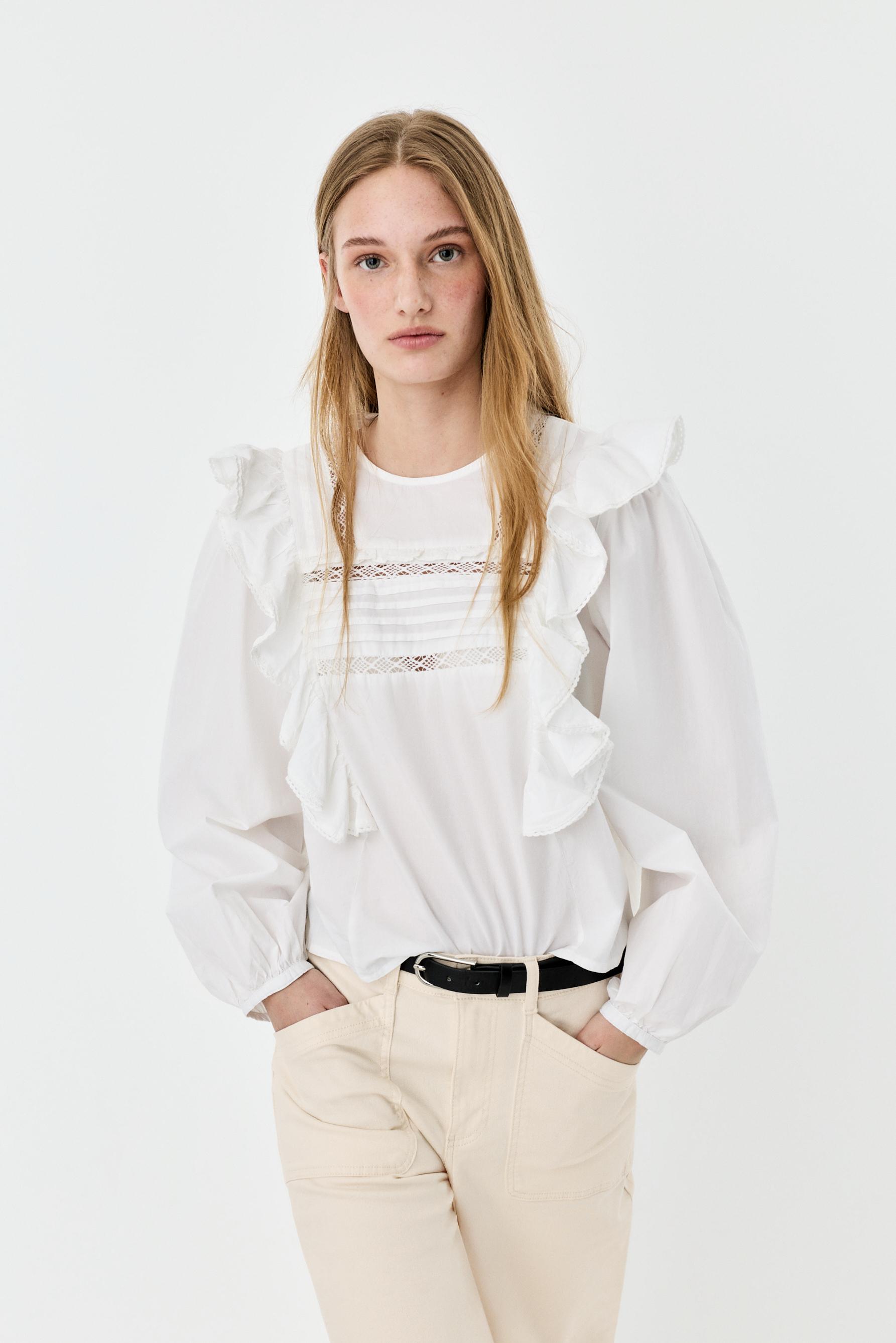 Blusa volantes