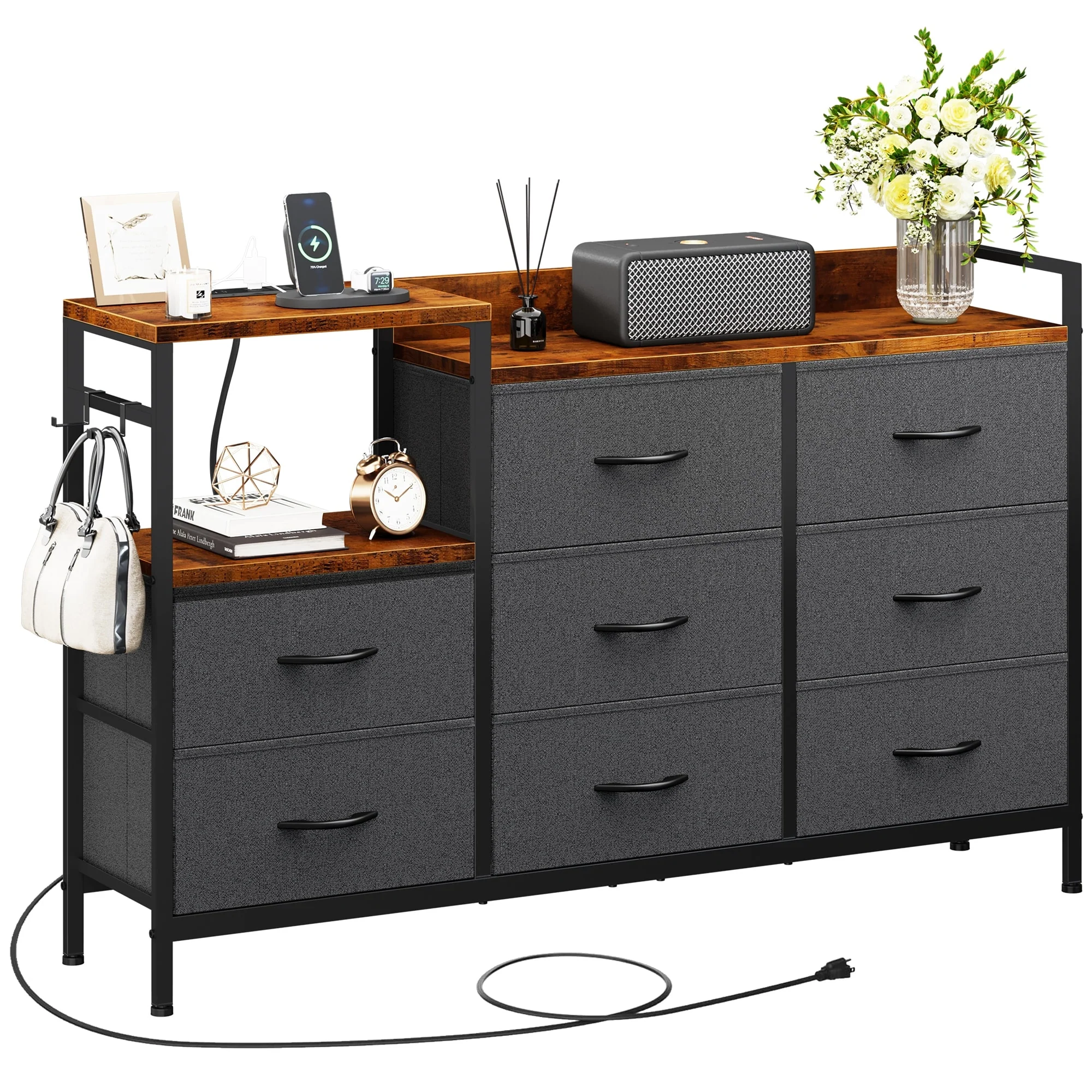 52 W Dresser w/ 8 Drawers