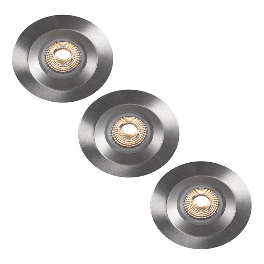 DOWNLIGHT ECOLITE TITAN 3000K ALUMINIUM 3 PK
