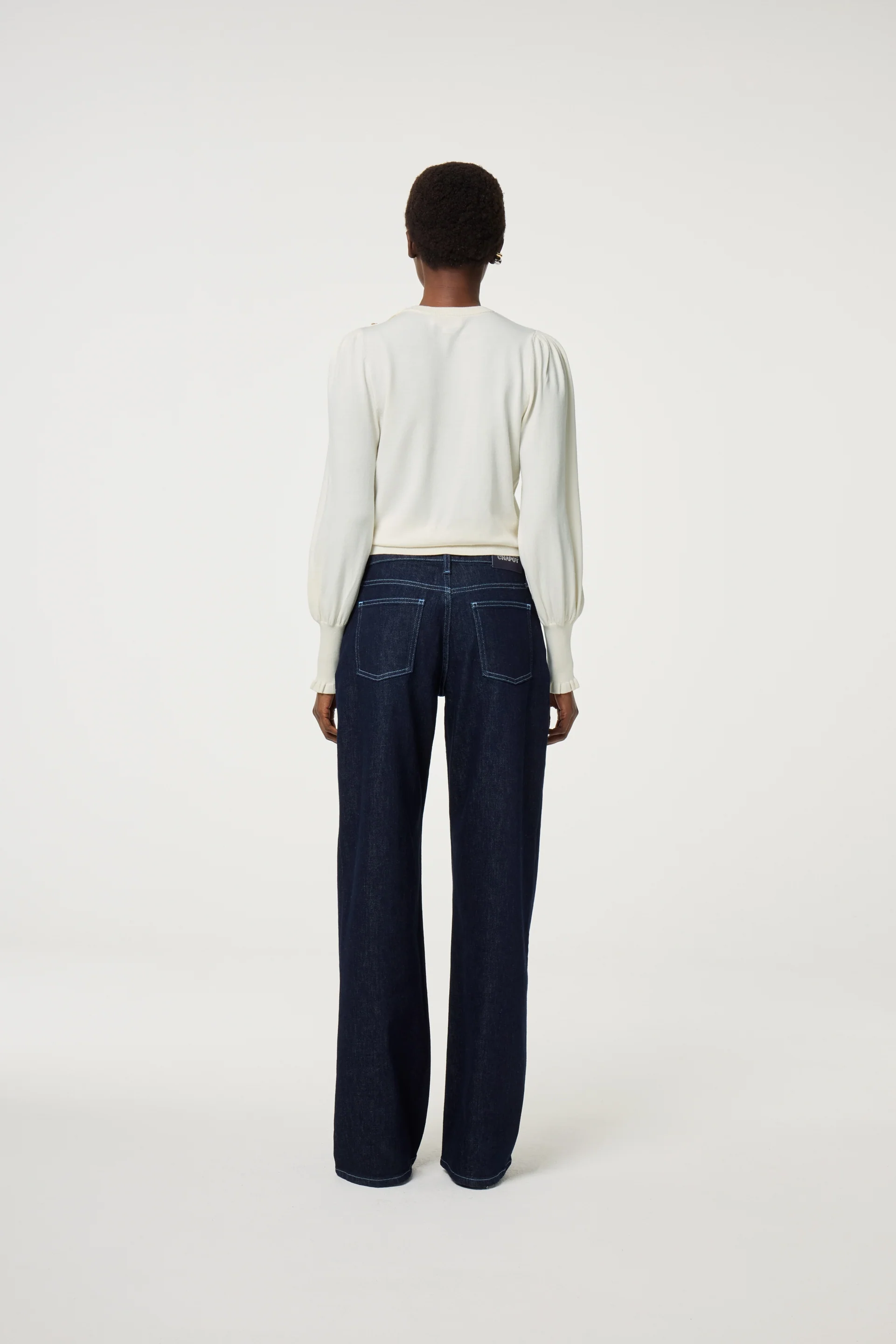 Molly Balloon Pullover | Cosy White