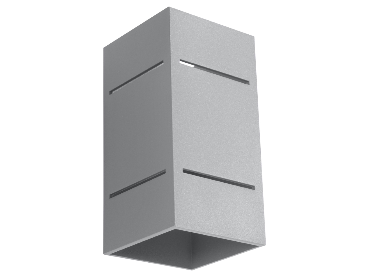 Kinkiet Blocco aluminiowy szary