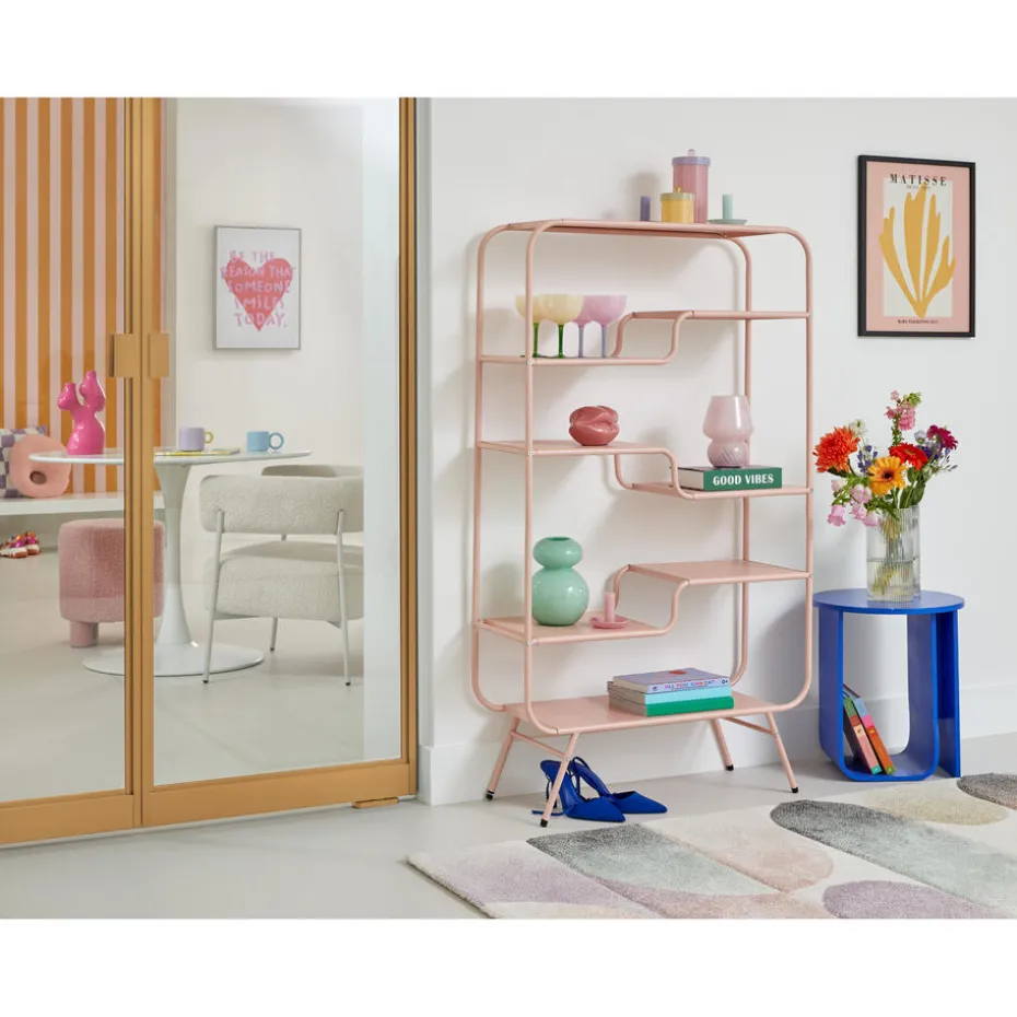 Kwantum Bijzettafels | Bijzettafel Lavinio  – ø 40cm Blauw