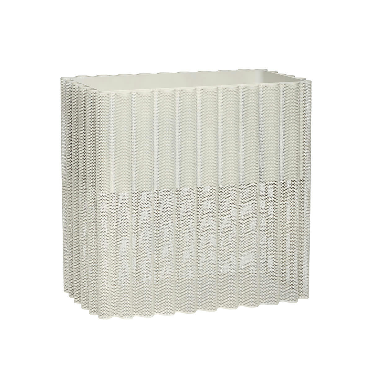 FLOW - Jardinière en métal gris H45