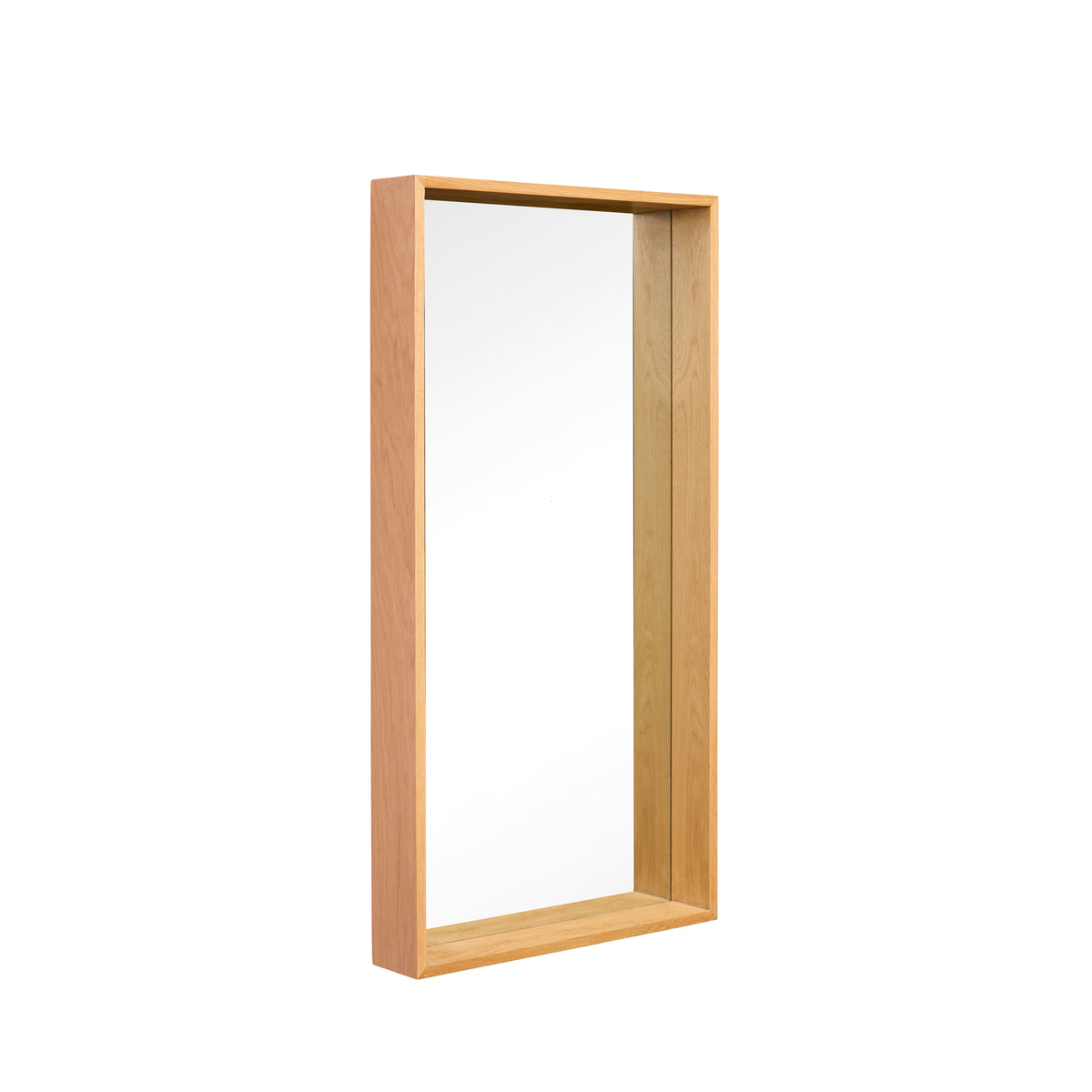 Hübsch spiegel Still - mdf/spiegelglas/eikenhout - 53x10xh103cm