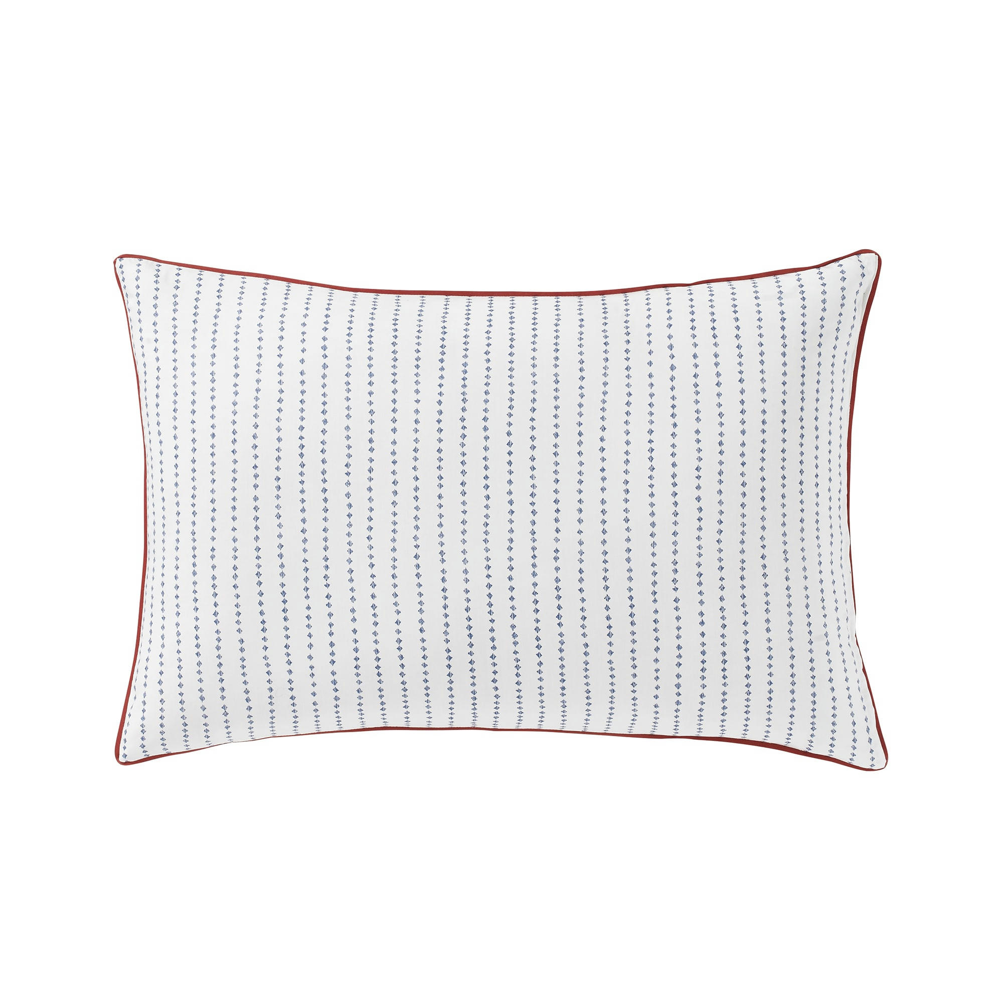 ALCHIMIE - Taie d'oreiller imprimée en coton blanc 50x75