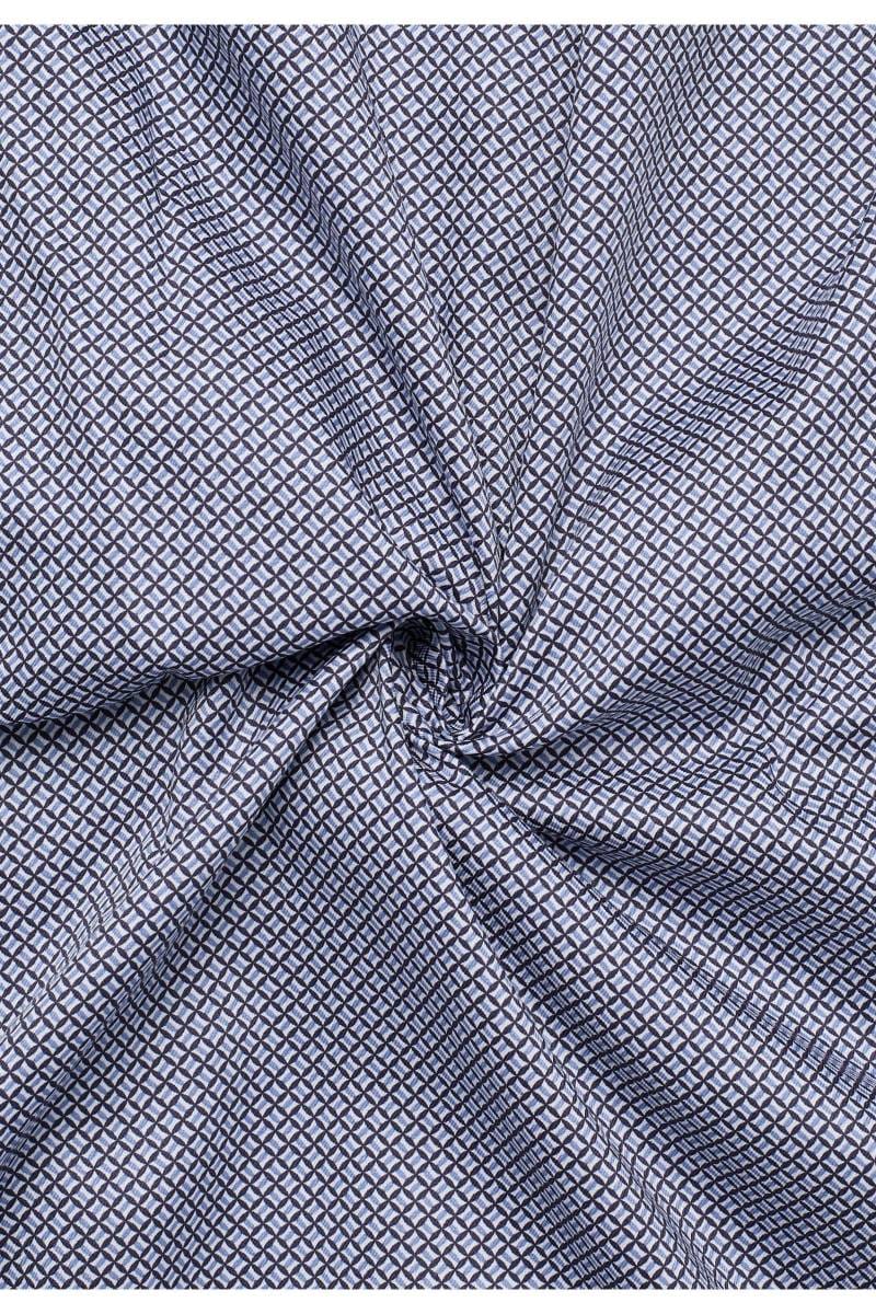ETERNA Comfort Fit Hemd mittelblau, Bedruckt