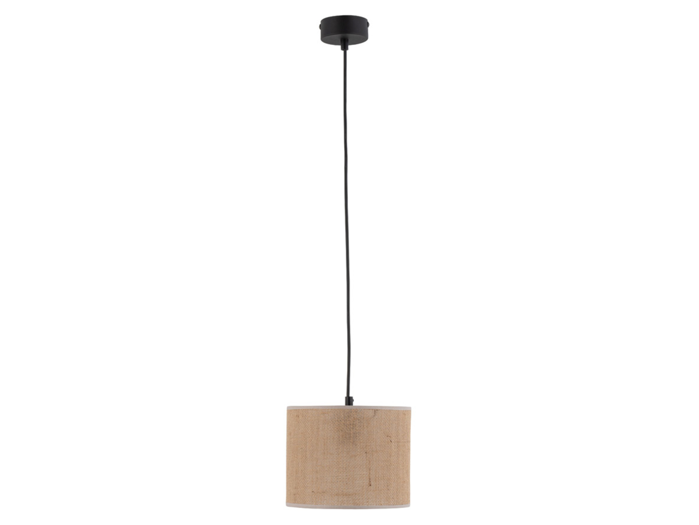 Lampa wisząca Juta tkaninowa beżowa