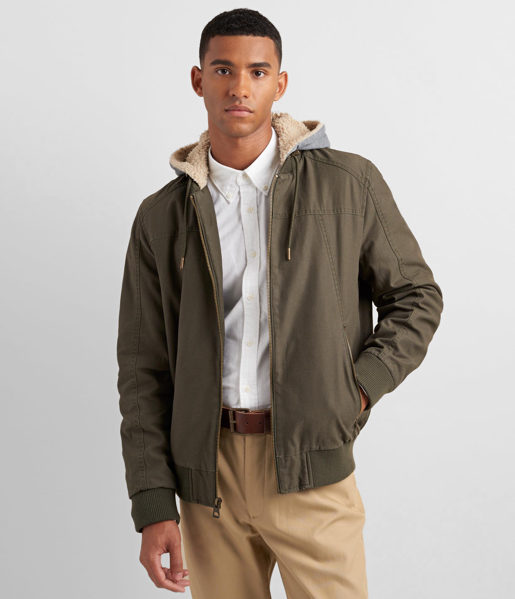Hooded Canvas Jacket