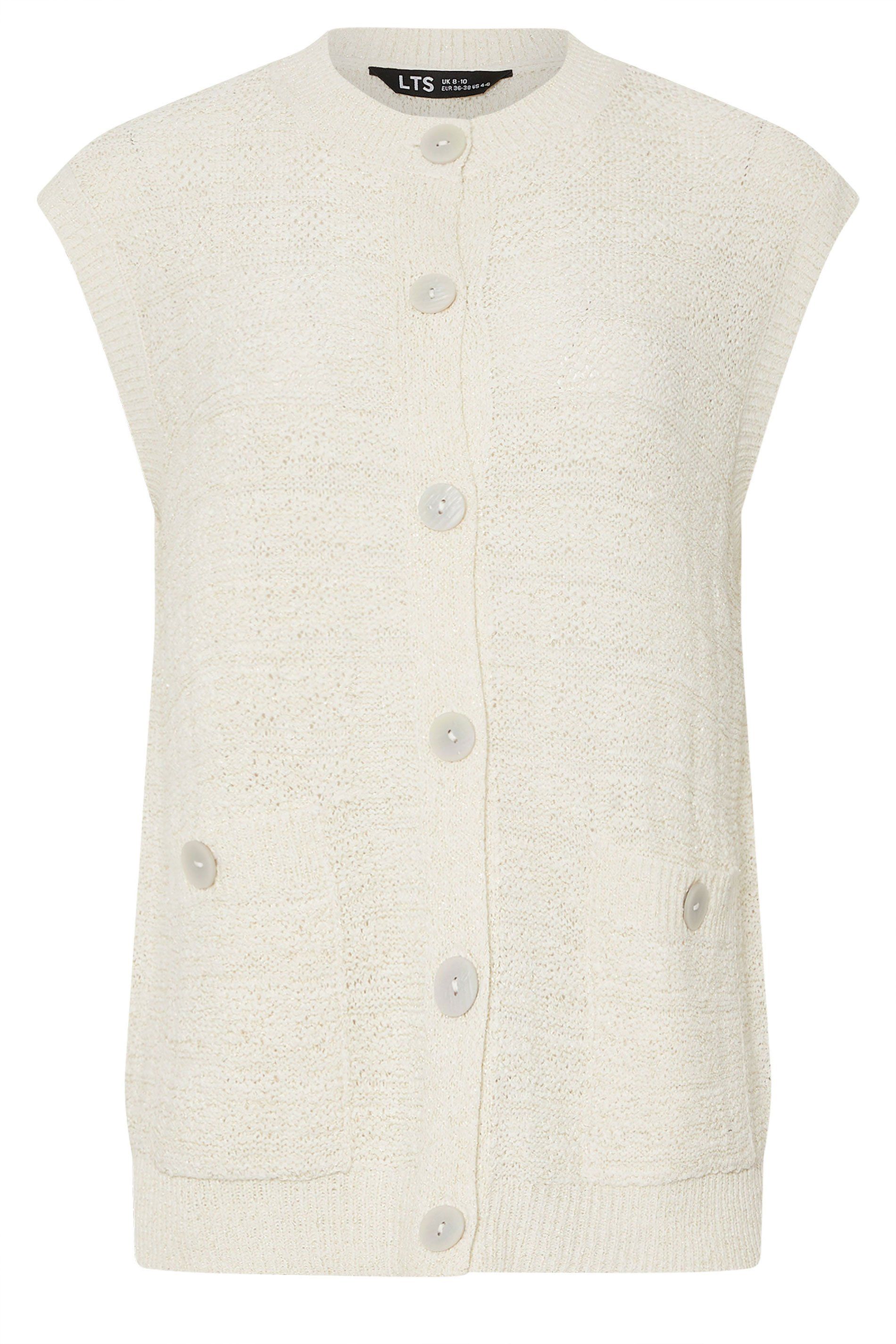 Long Tall Sally Tall Knit Metallic Vest Top