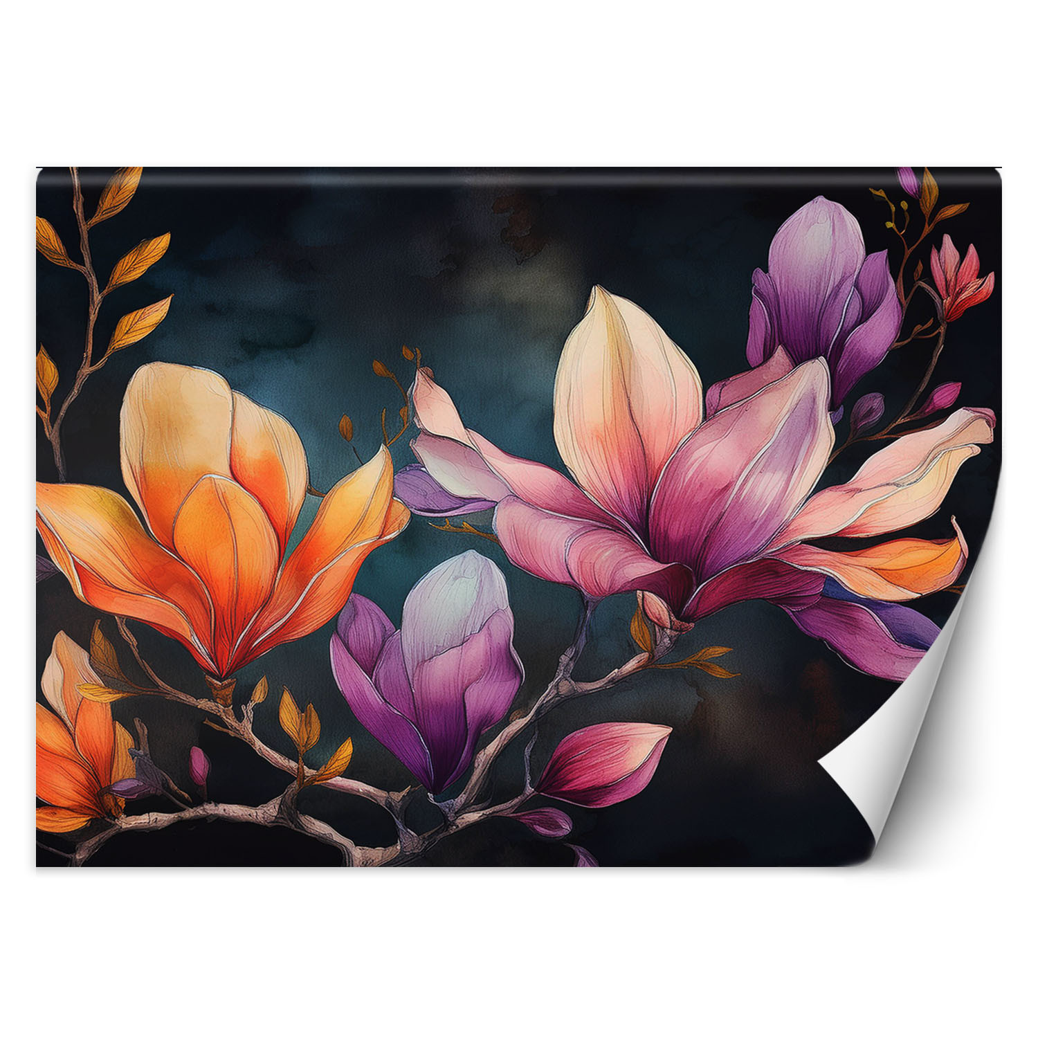 Feeby Fototapeta Malowany płatek magnolii