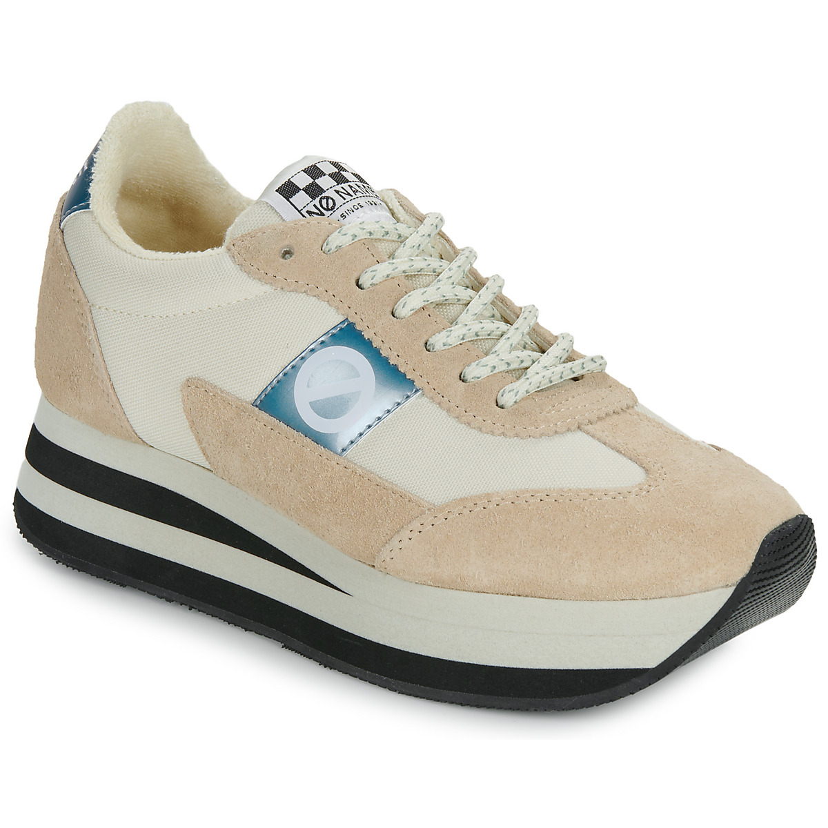 No Name - FLEX M JOGGER W - Beige / White / Turquoise