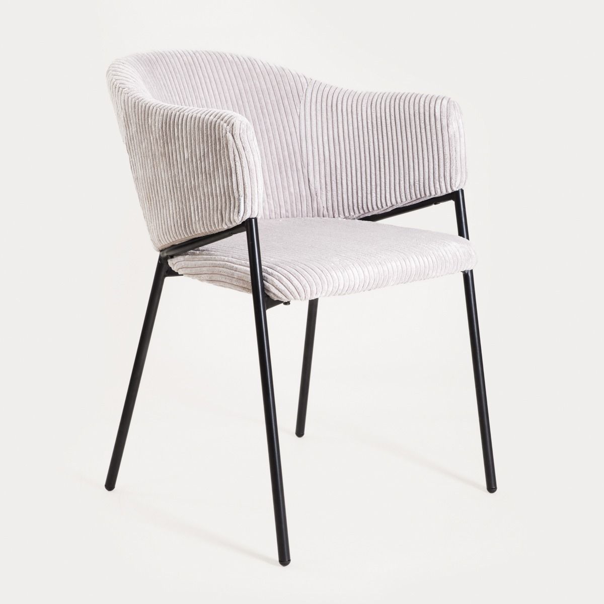 Krzesło PRAZER Szare 55x60,5x78 cm