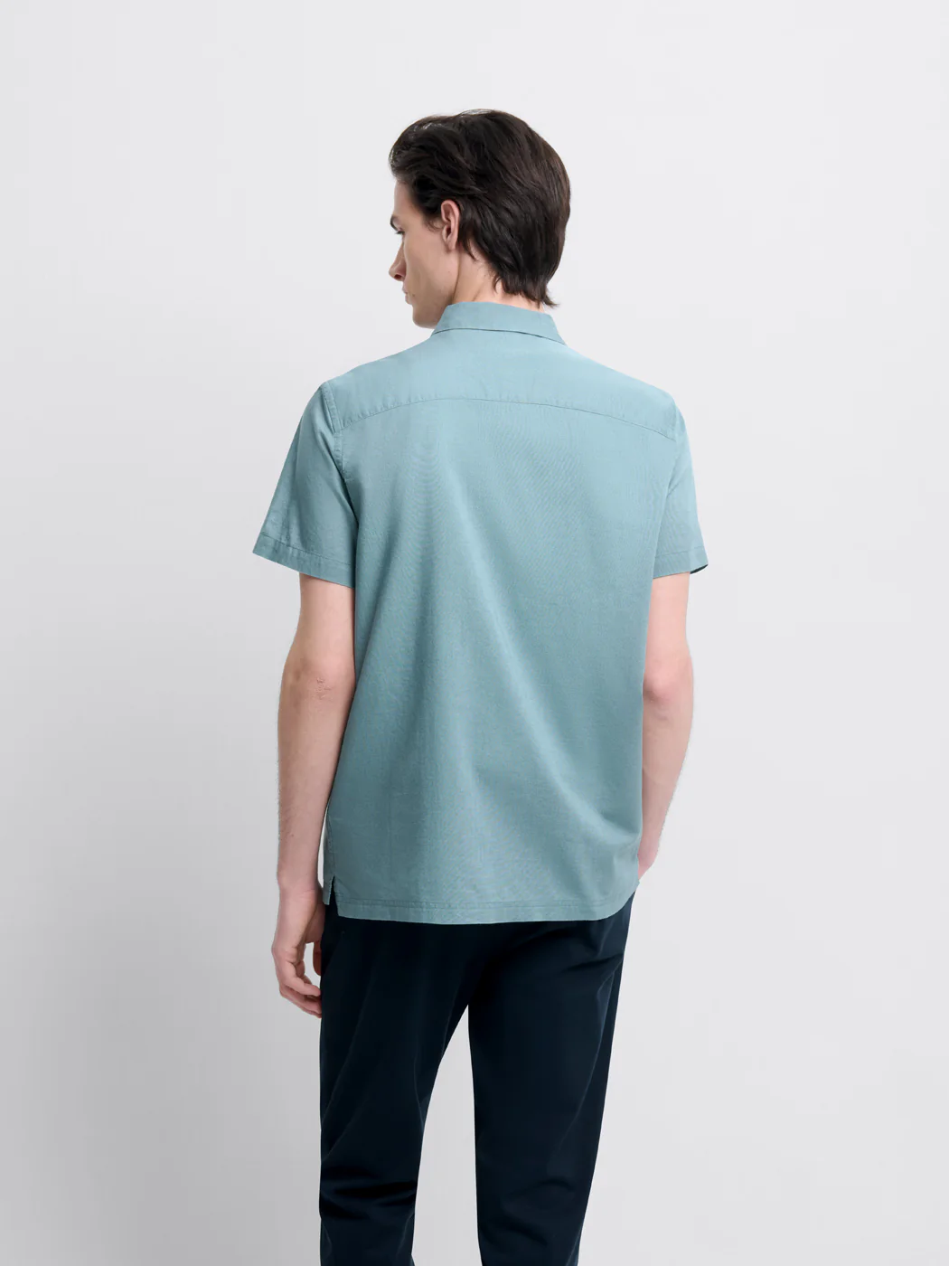 Chemise manches courtes regular brodée