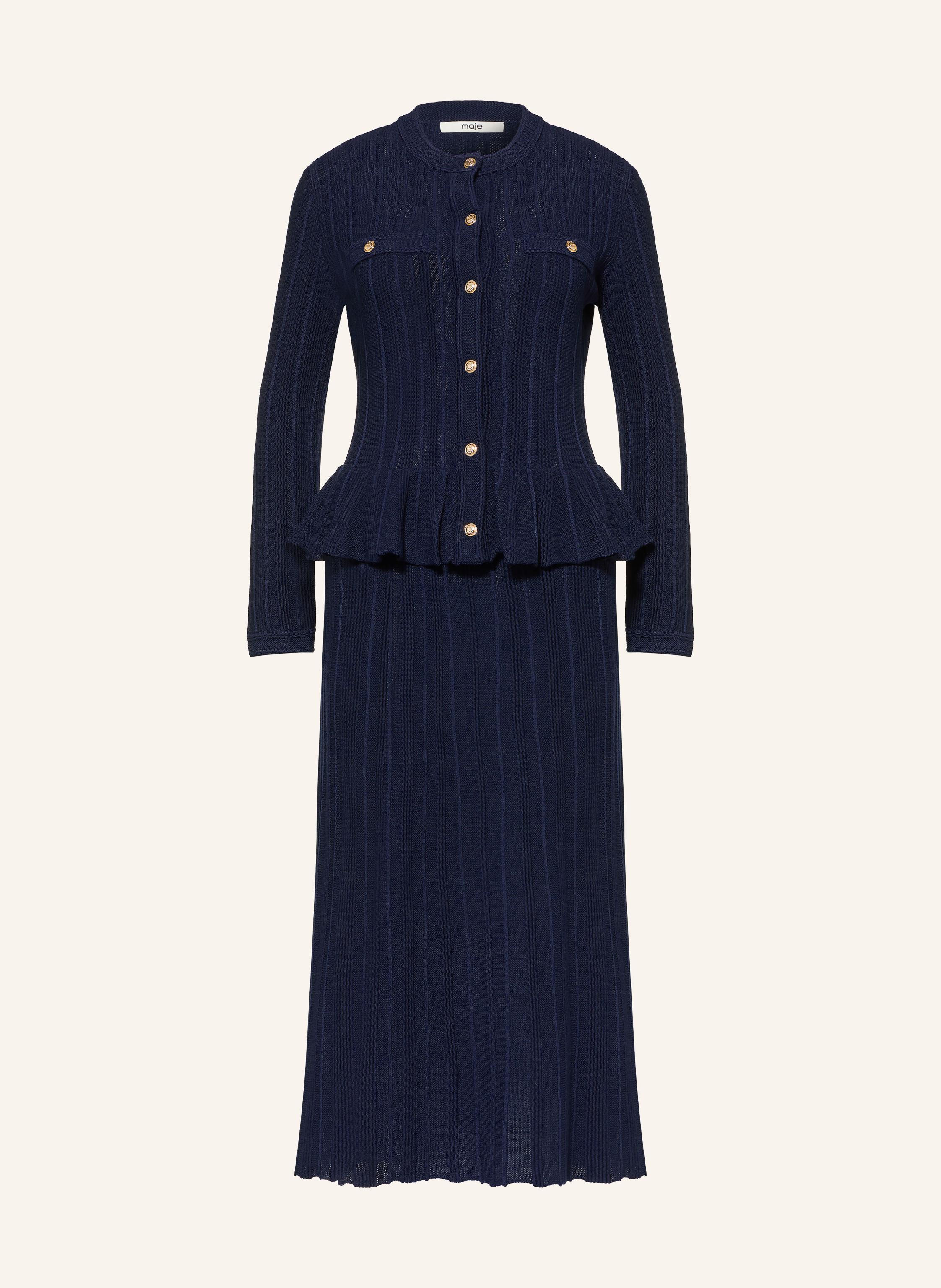 maje Strickkleid